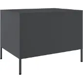 Syfax Mesa de centro acero gris antracita 68x50x50,5 cm