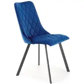 Halmar Silla de comedor K450 - granate/negro