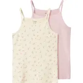 Name it Camiseta térmica crema / verde / rosa