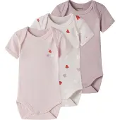 Name it Pijama entero/body rosa / altrosa / rosa pastel / rojo