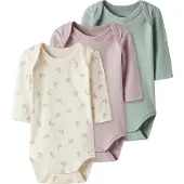 Name it Pijama entero/body ecru / mostaza / caña / altrosa