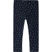 Name it Leggings 'NMFDavina' azul oscuro / orquidea / lila claro