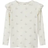 Lil´ Atelier Camiseta 'NMFGAVO' crema / taupe