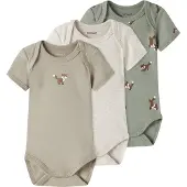 Name it Pijama entero/body beige / marrón / taupe / jade