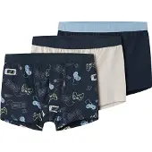 Name it Calzoncillo crema / navy / azul claro