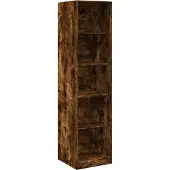 Syfax Armario de madera de ingeniería roble ahumado 50x50x200 cm