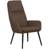 Syfax Sillón de relax de tela marrón