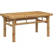 Syfax Mesa de centro de bambú 70x40x35 cm