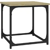 Syfax Mesa auxiliar madera contrachapada roble Sonoma 40x40x40 cm