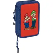 Super Mario Estuche Super Mario 12.5x19.5x4 Cm Double