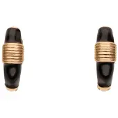 NAEMI Pendientes oro / negro