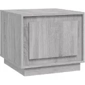 Syfax Mesa de centro madera contrachapada gris Sonoma 51x50x44 cm
