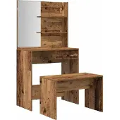 Syfax Tocador de madera antigua de ingeniería