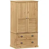 Syfax Armario VIGO madera maciza de pino 90x55x170 cm