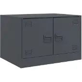 Syfax Mesa de centro acero gris antracita 67x50x44 cm