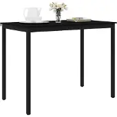 Syfax Mesa de barra de pie Madera de ingeniería Rectangular
