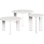 Syfax Mesa de Café 3 pcs Madera maciza de pino