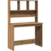 Syfax Escritorio estantes madera roble artisian 102x45x148 cm