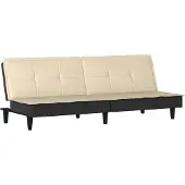 Syfax Sofá cama de tela color crema