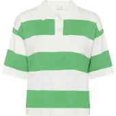 Kaffe Jersey 'KALizza' verde / blanco