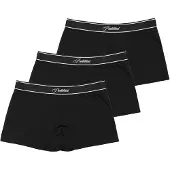 Prohibited Calzoncillo boxer negro / blanco