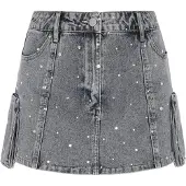 Mymo Falda 'At Night' gris denim