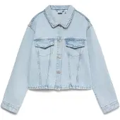Vero Moda Chaqueta de entretiempo azul claro