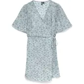 Vero moda Maternity Vestido de verano 'VMMJosie' azul paloma / azul cielo / oliva