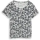 Tom Tailor Camiseta navy / blanco