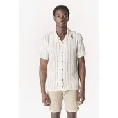 KOROSHI Camisa negro / offwhite