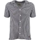 Key Largo Camisa 'Bornholm' azul oscuro / blanco