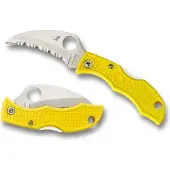 Spyderco Navaja Tasman Salt 2, spyderedge, amarillo