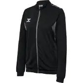 Hummel Sudadera con cremallera deportiva 'AUTHENTIC' gris / negro