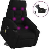 Syfax Sillón de masaje eléctrico reclinable elevable tela