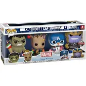 Funko POP! Figura Festiva Marvel 4 Unidades
