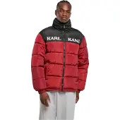 Karl kani Chaqueta de invierno 'Essential' rojo oscuro / negro / blanco