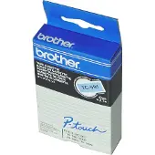 Brother TC-595 cinta blanco sobre azul 9 mm (original)