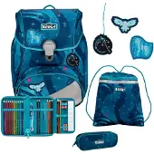 Scout Alpha Juego de mochilas escolares 4 piezas azul petróleo