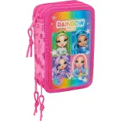 Safta Estuche Triple Filled Rainbow High Shine 36 Piezas