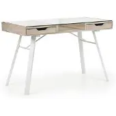 Halmar Silla PC modelo B-33 - acabado sonoma oscuro / blanco