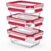 EMSA Recipiente De Comida Clip&close Set 3 Piezas