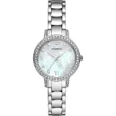 Giorgio Armani Reloj analógico plata / blanco perla