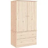 Syfax Armario ALTA madera maciza pino 90x55x170 cm