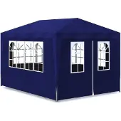 Syfax Carpa para fiestas azul 3x4 m
