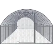 vidaXL - Gallinero para exteriores, 3x16x2 metros, acero galvanizado