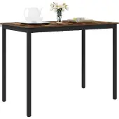 Syfax Mesa de barra de pie Madera de ingeniería Rectangular
