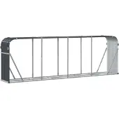 Syfax Leñero de acero galvanizado gris antracita 300x45x100 cm