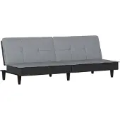 Syfax Sofá cama tela gris claro