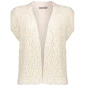 Geisha Sleeveless Cardigan Off-white Talla: XS | Chaquetas Outlet | Mujer | Blanco