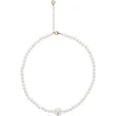 Gaya Pulsera oro rosa / blanco perla